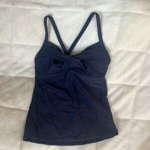 Athleta Twister Tankini Blue 32B/C NWT